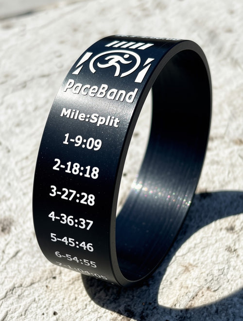 PaceBand® Half Marathon — KM Splits (Silicone Pace Band)